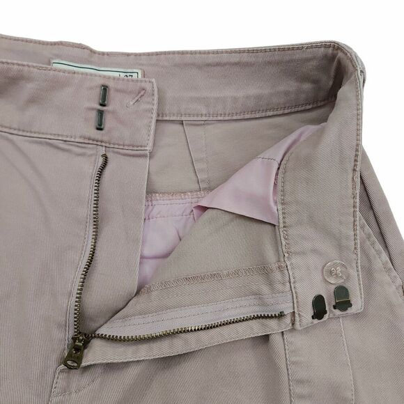 Abercrombie & Fitch Trousers Womens 27 Pale Rose High Rise Wide Leg Belted - Picture 3 of 11